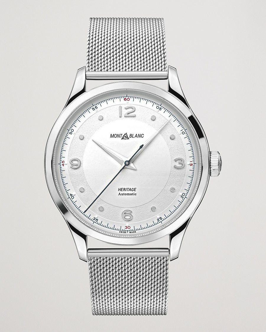 Herre | Montblanc Heritage Steel Automatic 40mm Silver Dial | Montblanc | Heritage Steel Automatic 40mm Silver Dial