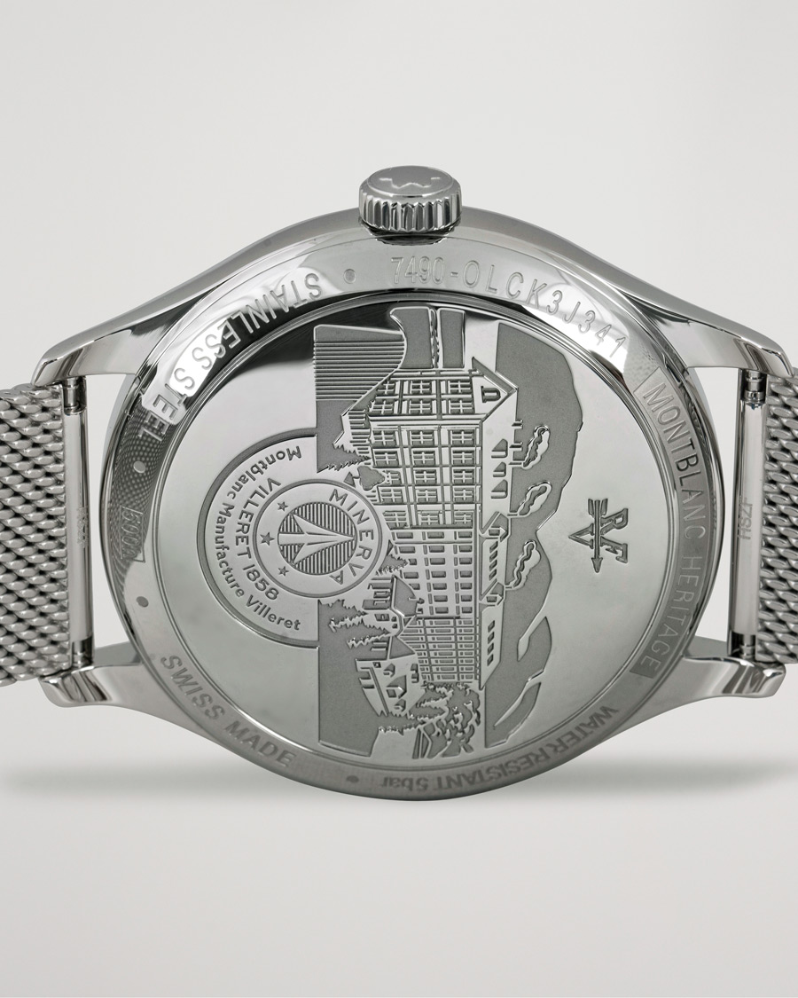 Herre | Montblanc Heritage Steel Automatic 40mm Silver Dial | Montblanc | Heritage Steel Automatic 40mm Silver Dial