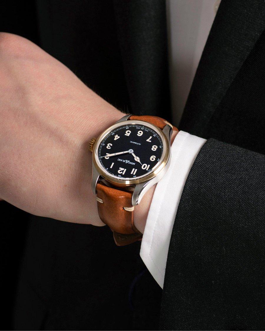 Herre | Montblanc 1858 Steel Bronze Automatic 40mm Black Dial | Montblanc | 1858 Steel Bronze Automatic 40mm Black Dial