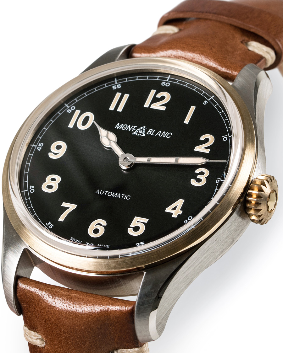 Herre | Montblanc 1858 Steel Bronze Automatic 40mm Black Dial | Montblanc | 1858 Steel Bronze Automatic 40mm Black Dial