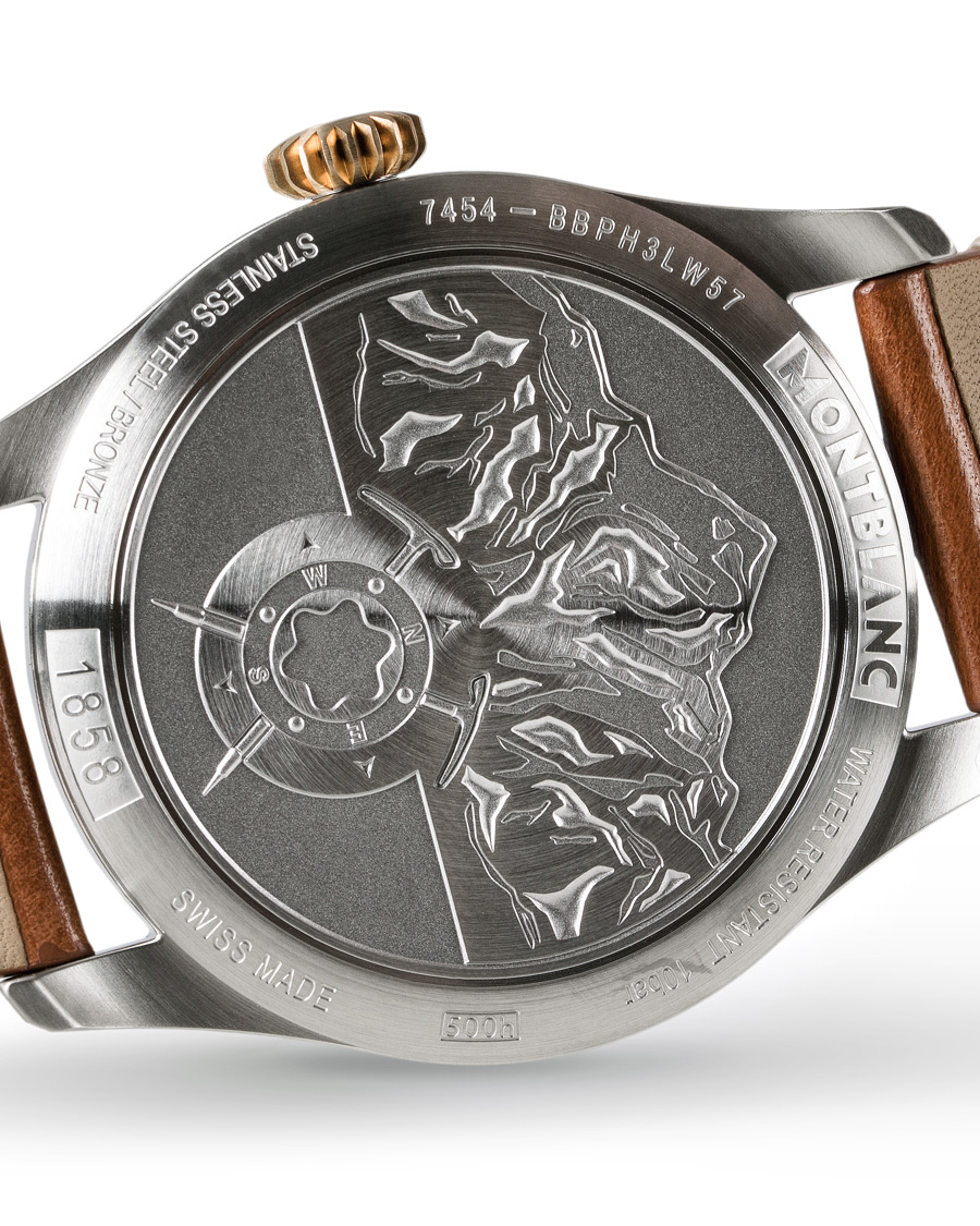 Herre | Montblanc 1858 Steel Bronze Automatic 40mm Black Dial | Montblanc | 1858 Steel Bronze Automatic 40mm Black Dial