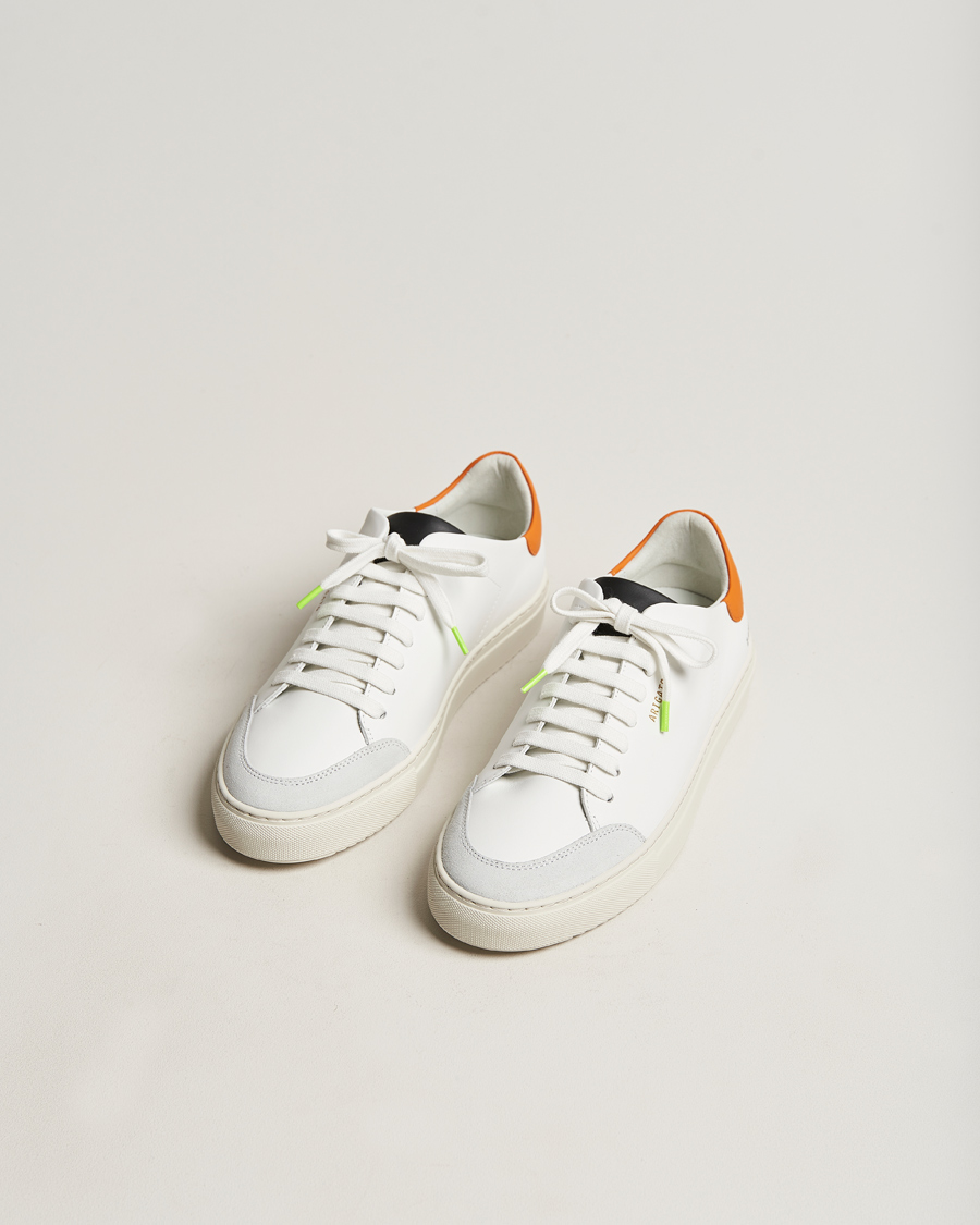 Herre |  | Axel Arigato | Clean 90 Triple Sneaker White/Orange