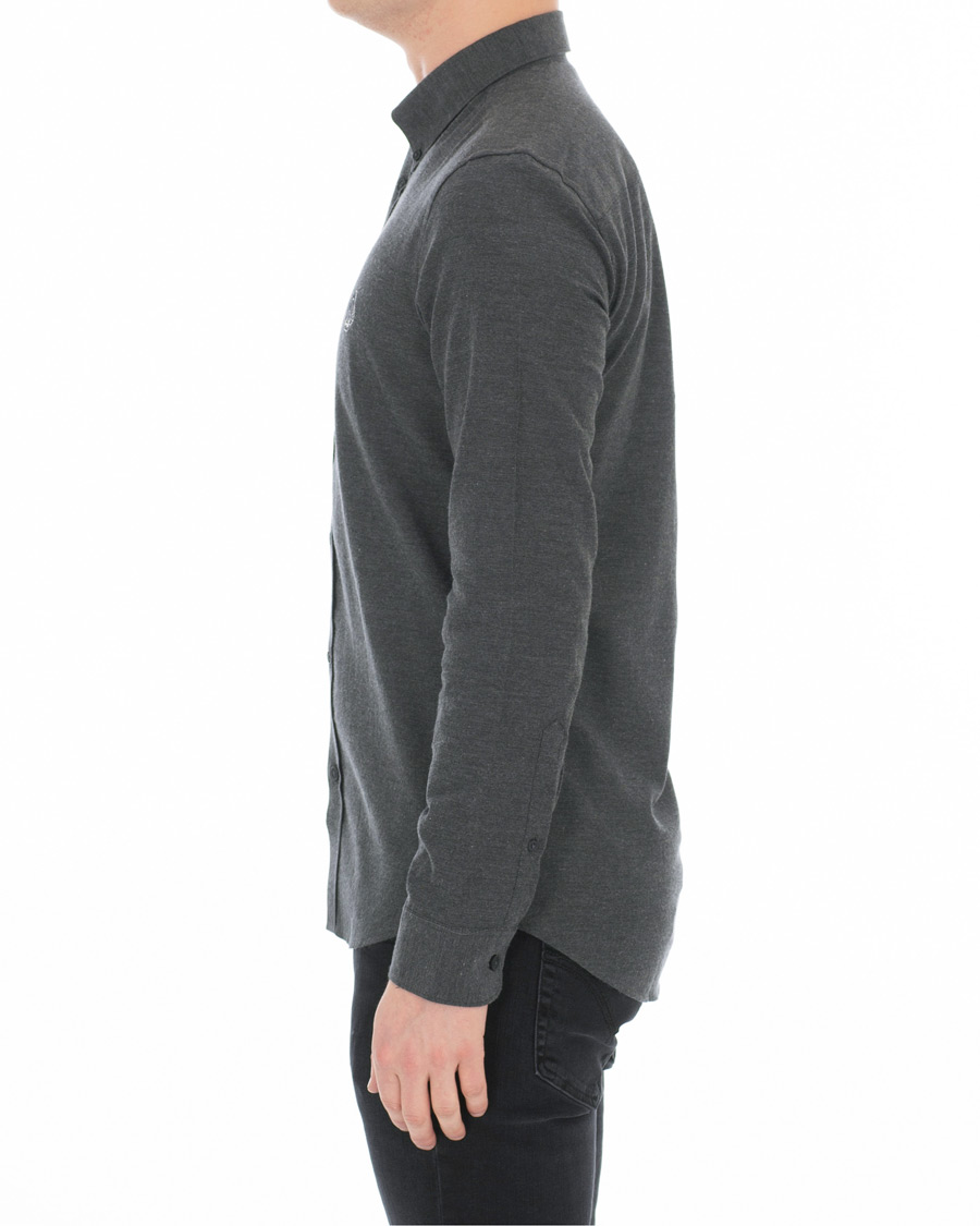 Herre | Skjorter | KENZO | Slim Fit Urban Flannel Shirt Grey