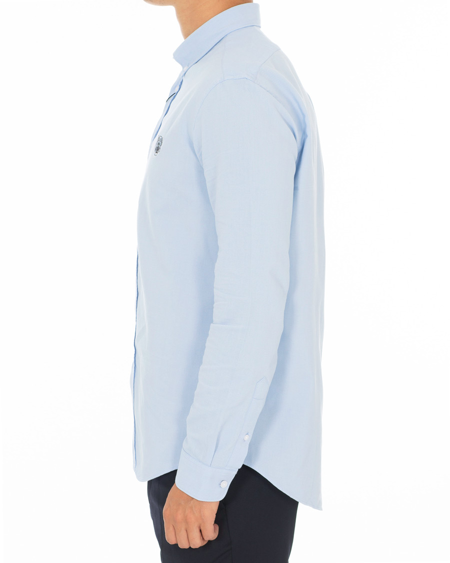 Herre | Skjorter | KENZO | Slim Fit Oxford Shirt Light Blue