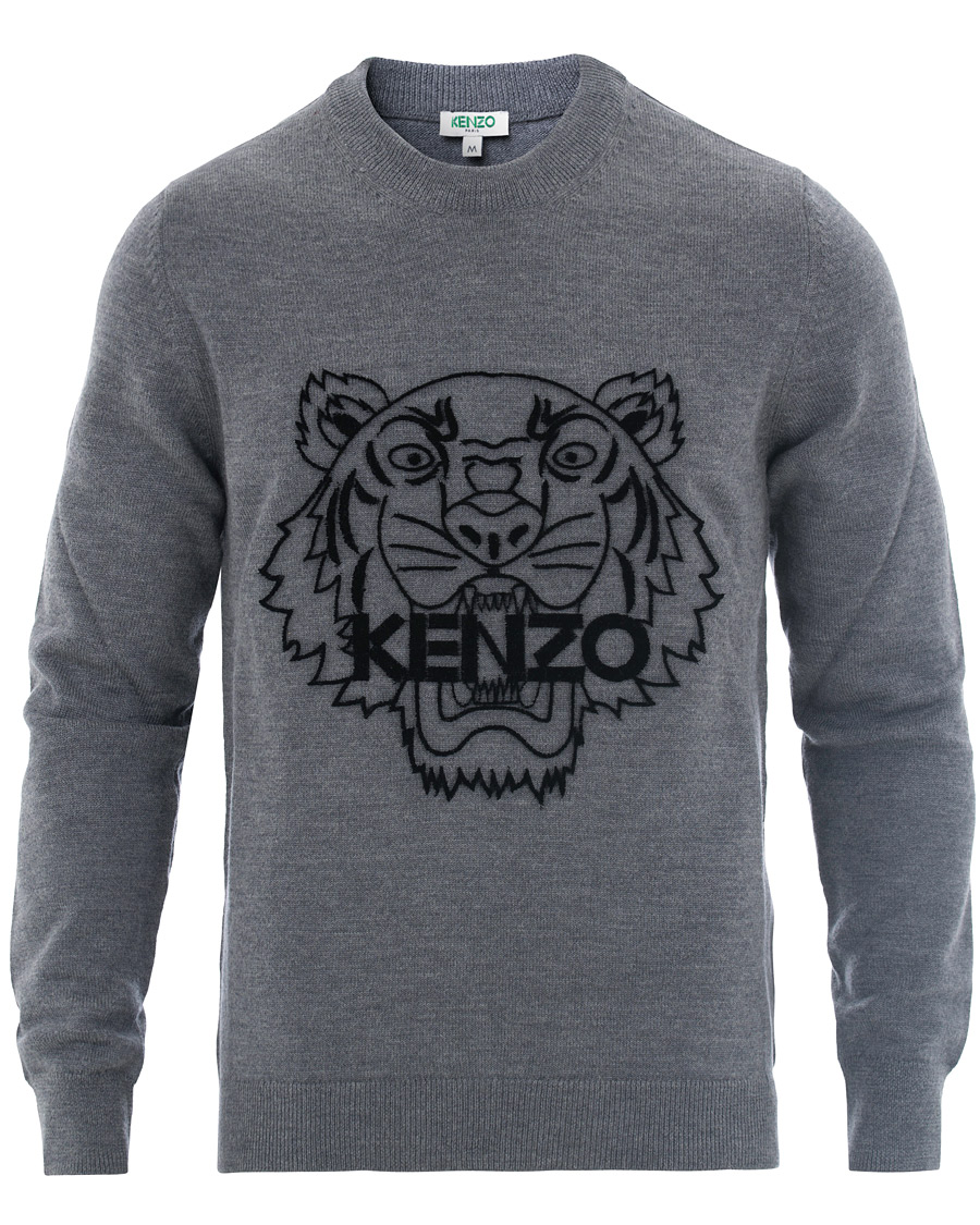 kenzo tiger head jumper