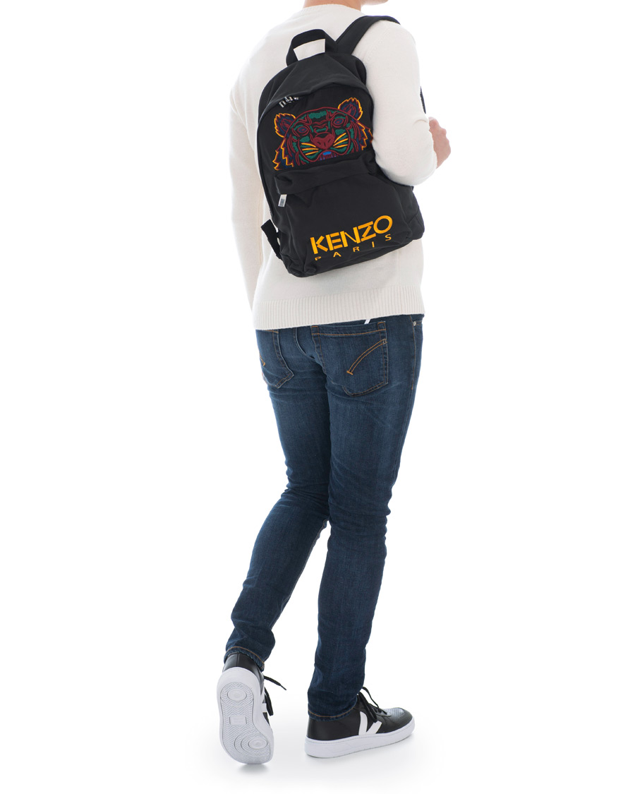 Herre | Vesker | KENZO | Canvas Rucksack Black