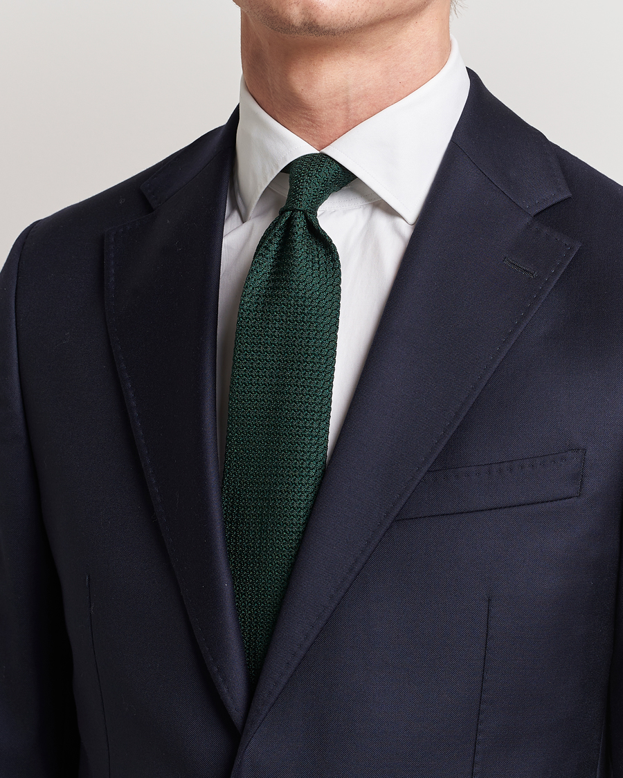 Herre | Assesoarer | Amanda Christensen | Silk Grenadine 8 cm Tie Green