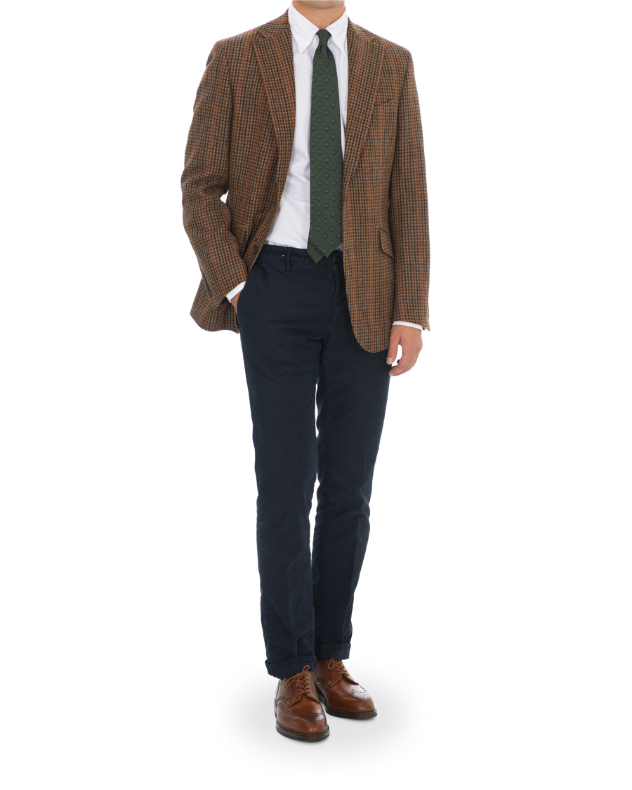 Herre | Skjorter | Drake's | Regular Fit Oxford BD Shirt White