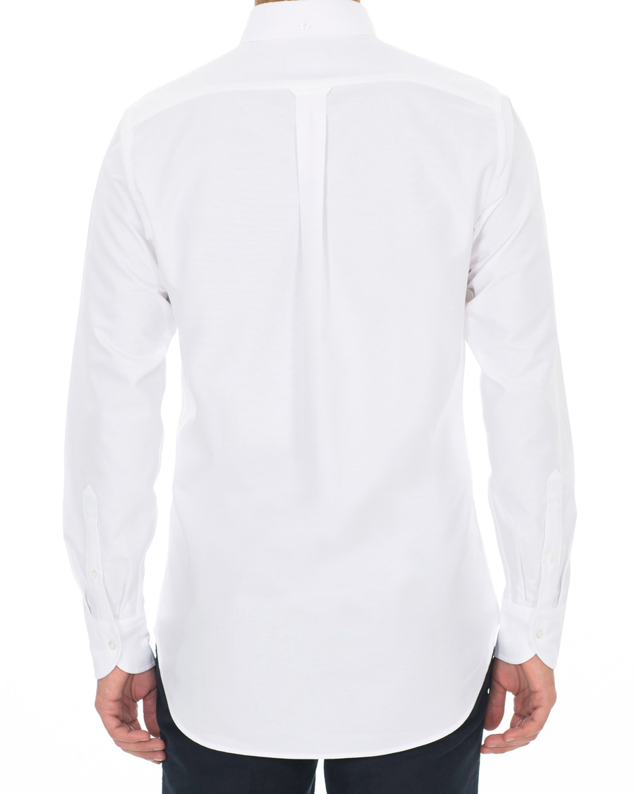 Herre | Skjorter | Drake's | Regular Fit Oxford BD Shirt White