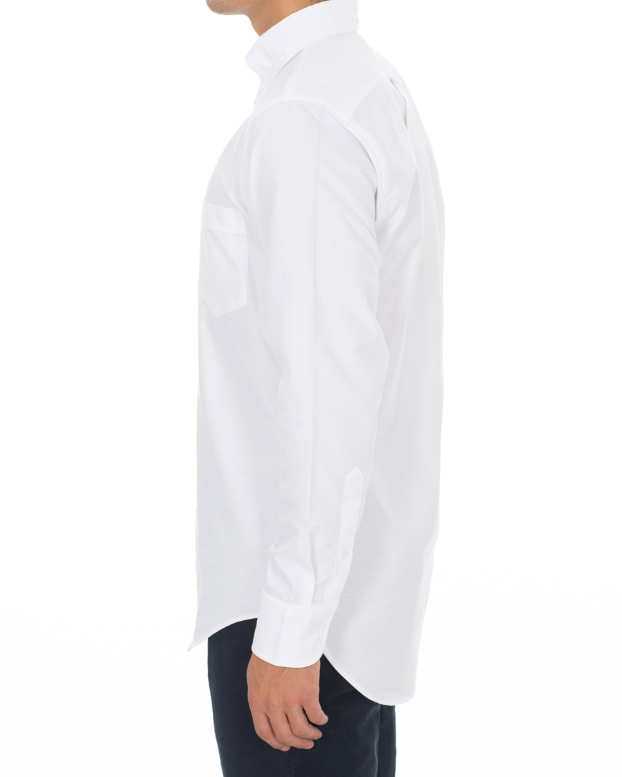 Herre | Skjorter | Drake's | Regular Fit Oxford BD Shirt White