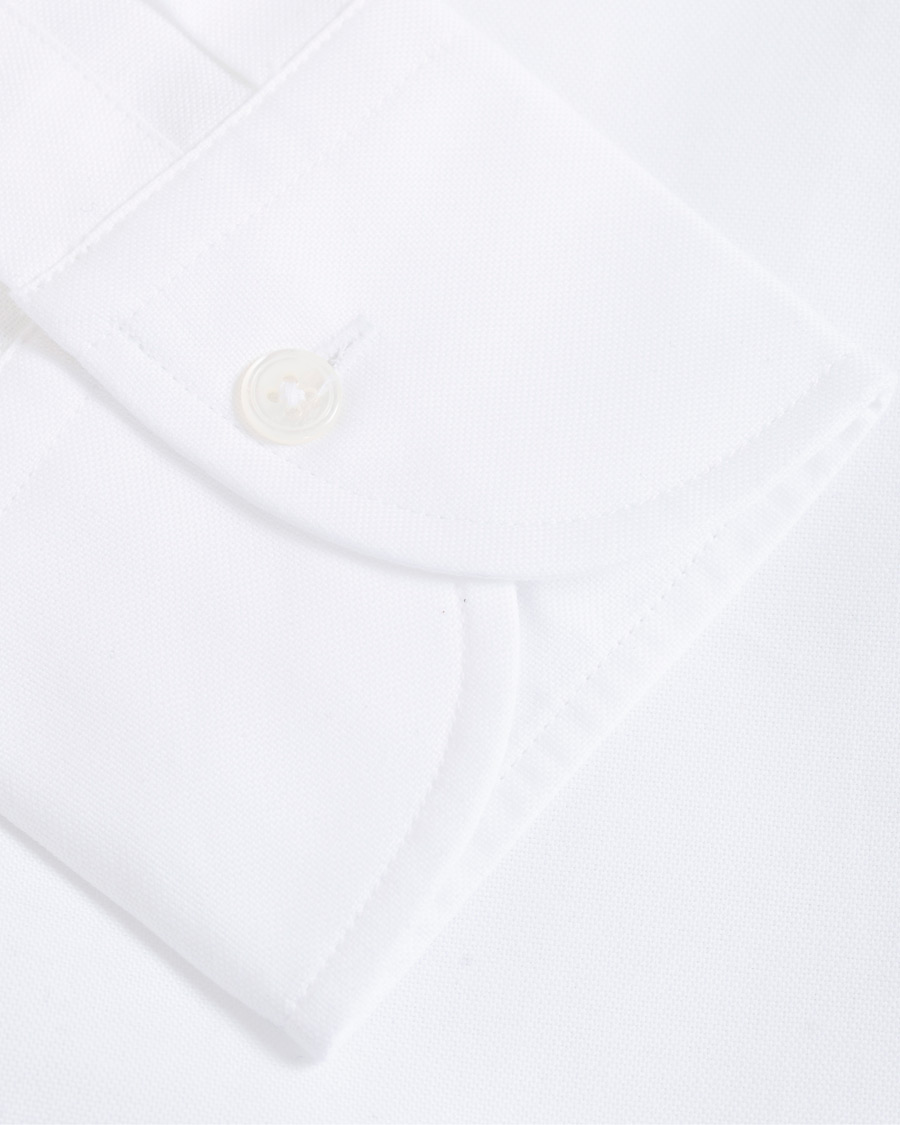 Herre | Skjorter | Drake's | Regular Fit Oxford BD Shirt White