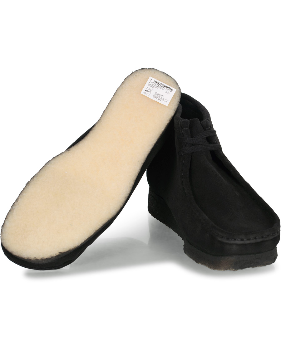 Herre | Clarks Originals Wallabee Boot Black Suede | Clarks Originals | Wallabee Boot Black Suede