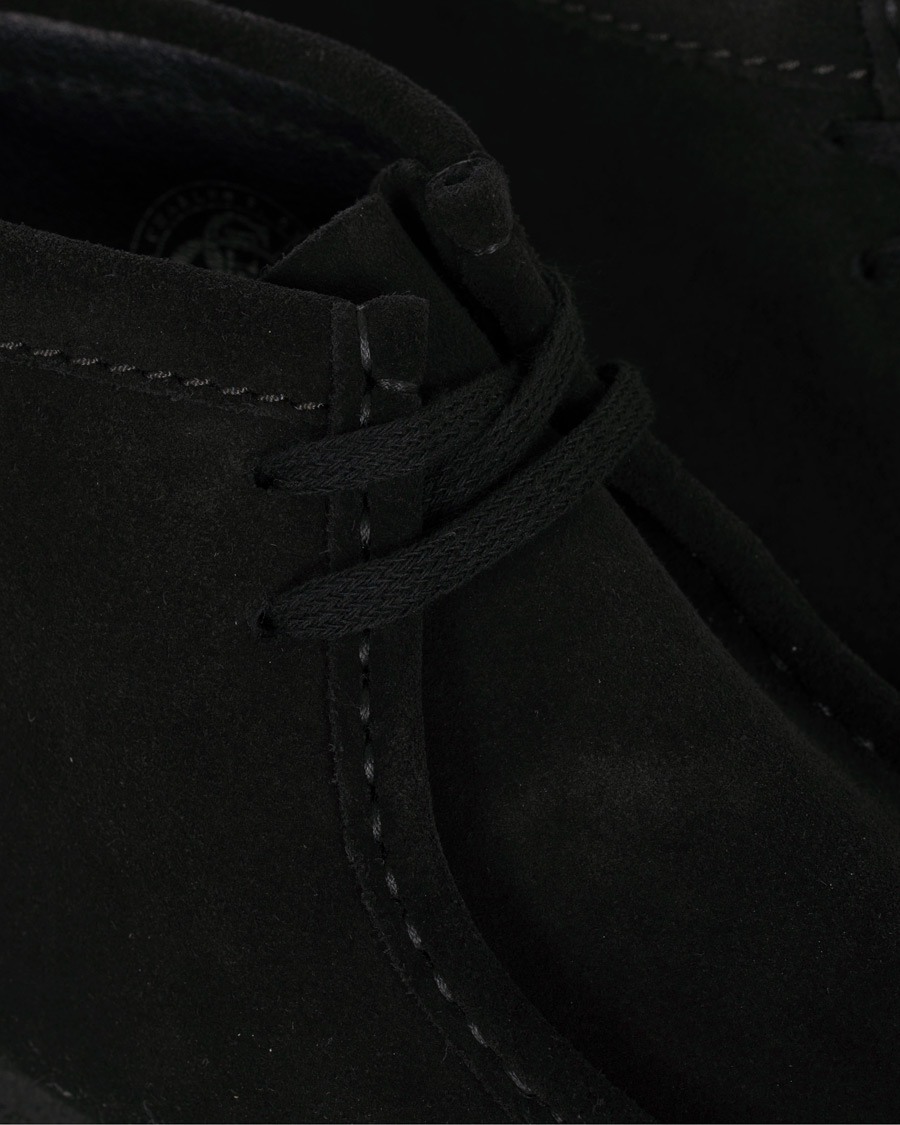 Herre | Clarks Originals Wallabee Boot Black Suede | Clarks Originals | Wallabee Boot Black Suede