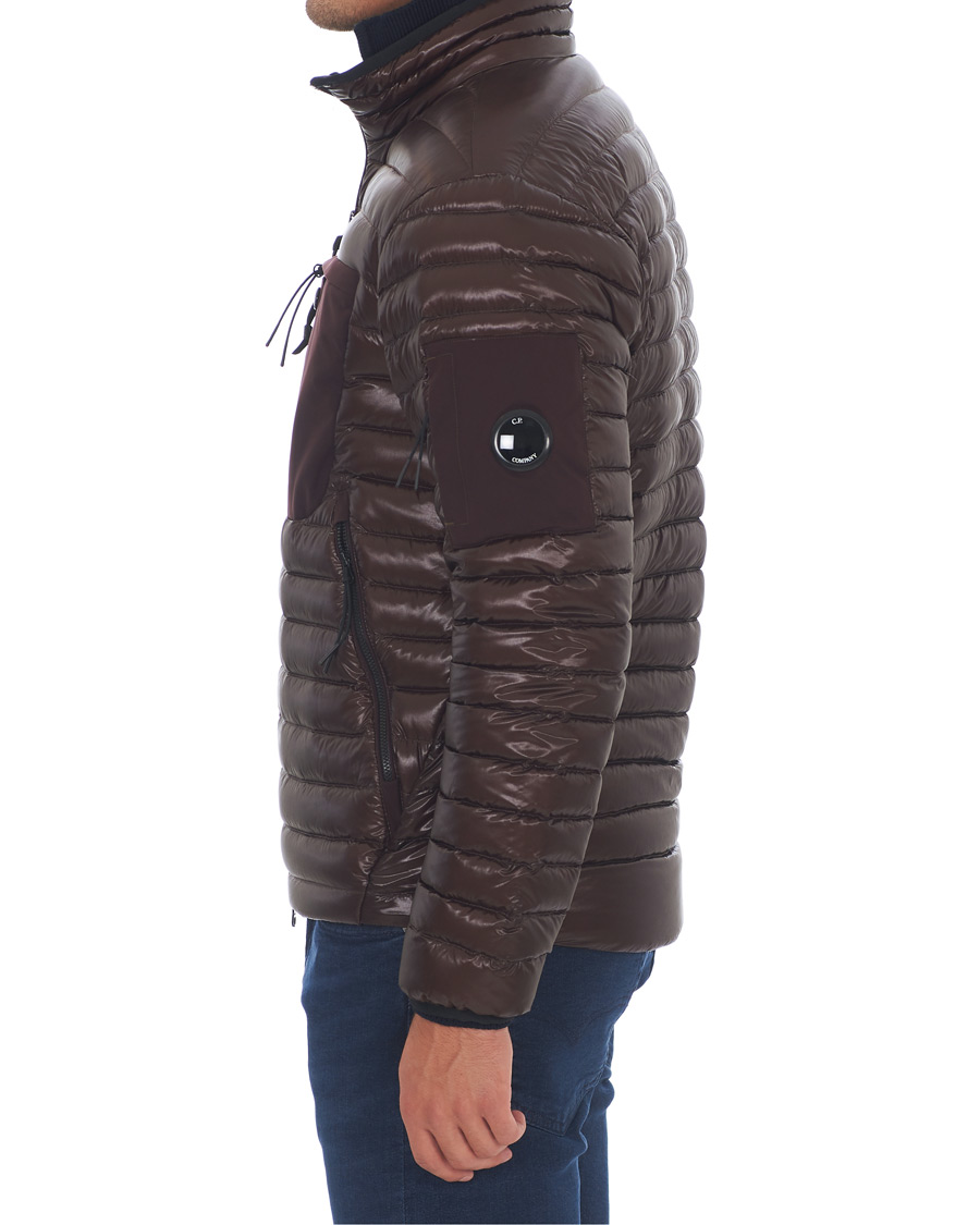Herre | Jakker | C.P. Company | Lightweight Padded Lens Jacket Burgundy