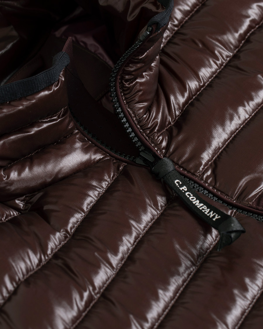 Herre | Jakker | C.P. Company | Lightweight Padded Lens Jacket Burgundy
