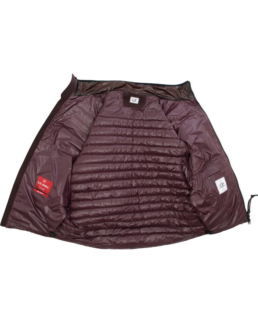 Herre | Jakker | C.P. Company | Lightweight Padded Lens Jacket Burgundy