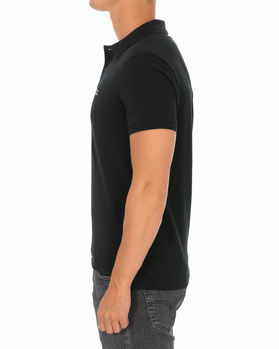 Herre | Pikéer | C.P. Company | Short Sleeve Logo Polo Shirt Black