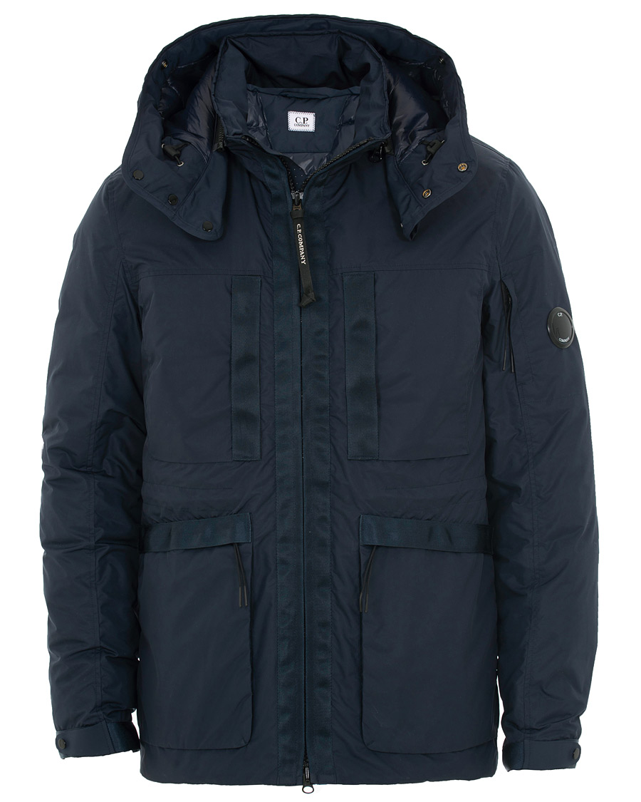 Herre | Jakker | C.P. Company | Micro M Water Resistant Padded Jacket Navy