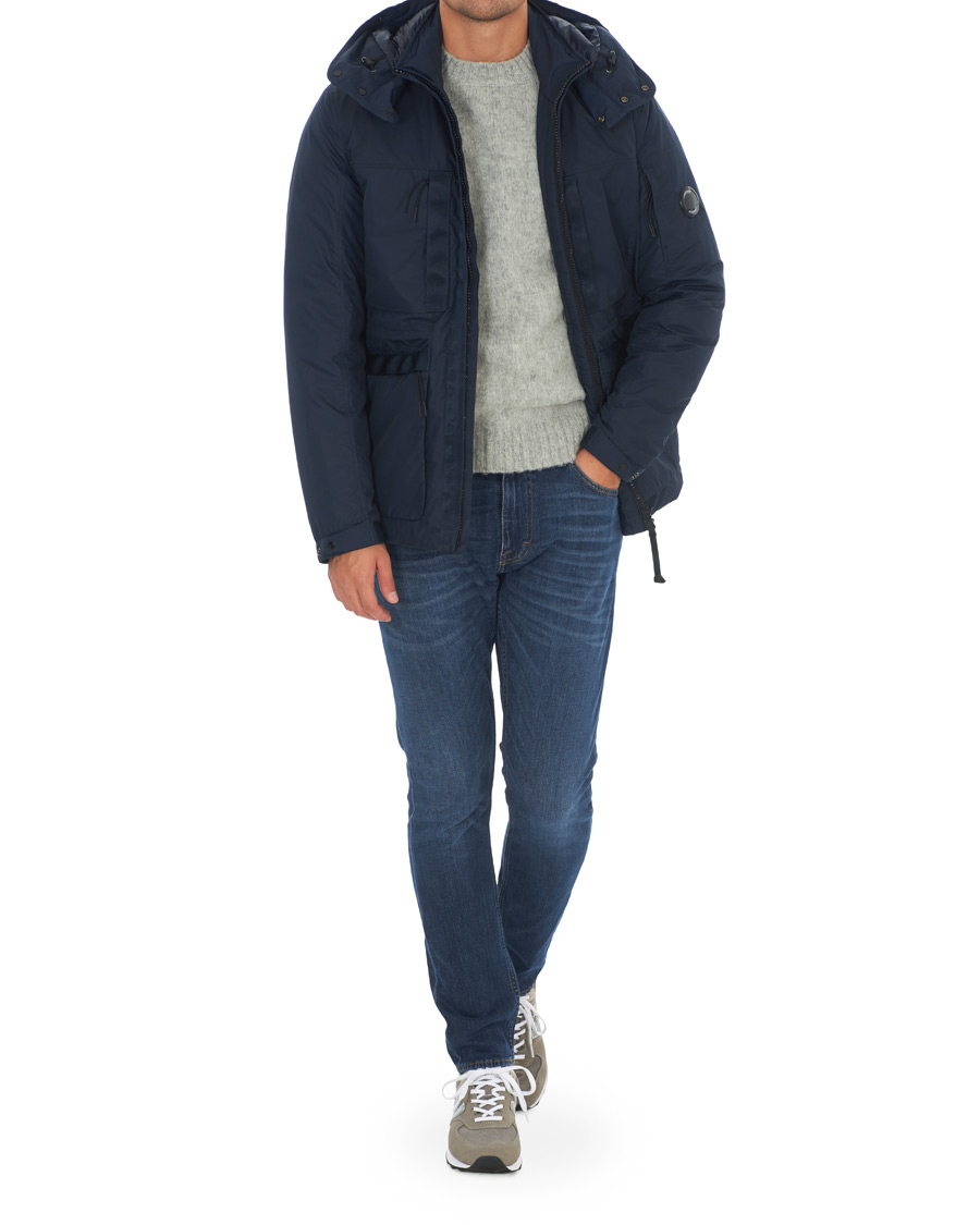 Herre | Jakker | C.P. Company | Micro M Water Resistant Padded Jacket Navy
