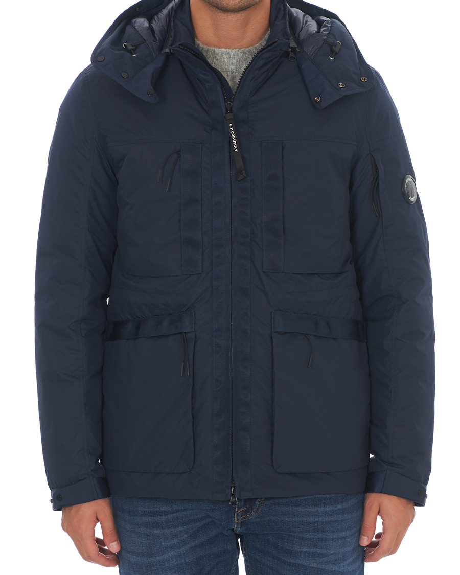 Herre | Jakker | C.P. Company | Micro M Water Resistant Padded Jacket Navy