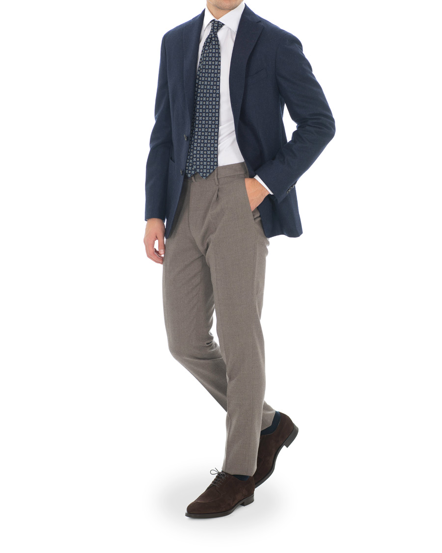 Herre | Edward Green Dover Split Toe R2 Sole Derby Mink Suede | Edward Green | Dover Split Toe R2 Sole Derby Mink Suede