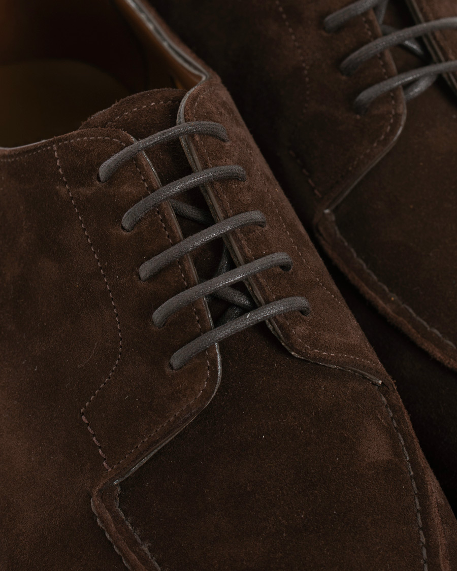 Herre | Edward Green Dover Split Toe R2 Sole Derby Mink Suede | Edward Green | Dover Split Toe R2 Sole Derby Mink Suede