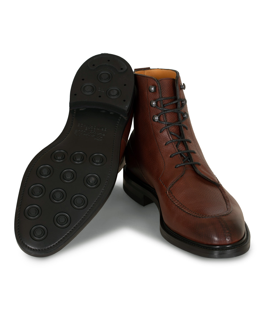 Herre | Edward Green Cranleigh Split Toe Boot Burgundy Calf | Edward Green | Cranleigh Split Toe Boot Burgundy Calf