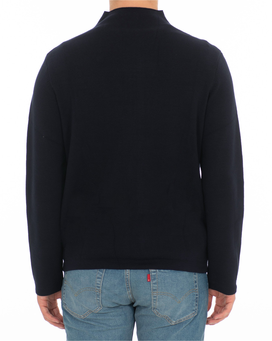 Herre | Gensere | Filippa K | Leon Wool/Cotton Full Zip Cardigan Navy