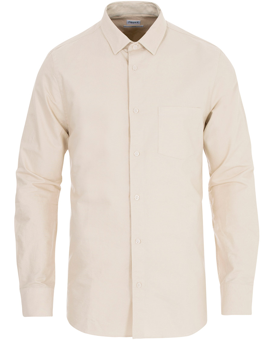 Herre | Skjorter | Filippa K | Tim Oxford Shirt Bisque