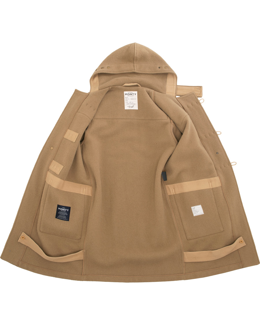 Herre | Jakker | Gloverall | 575 Monty Original Duffle Coat Camel