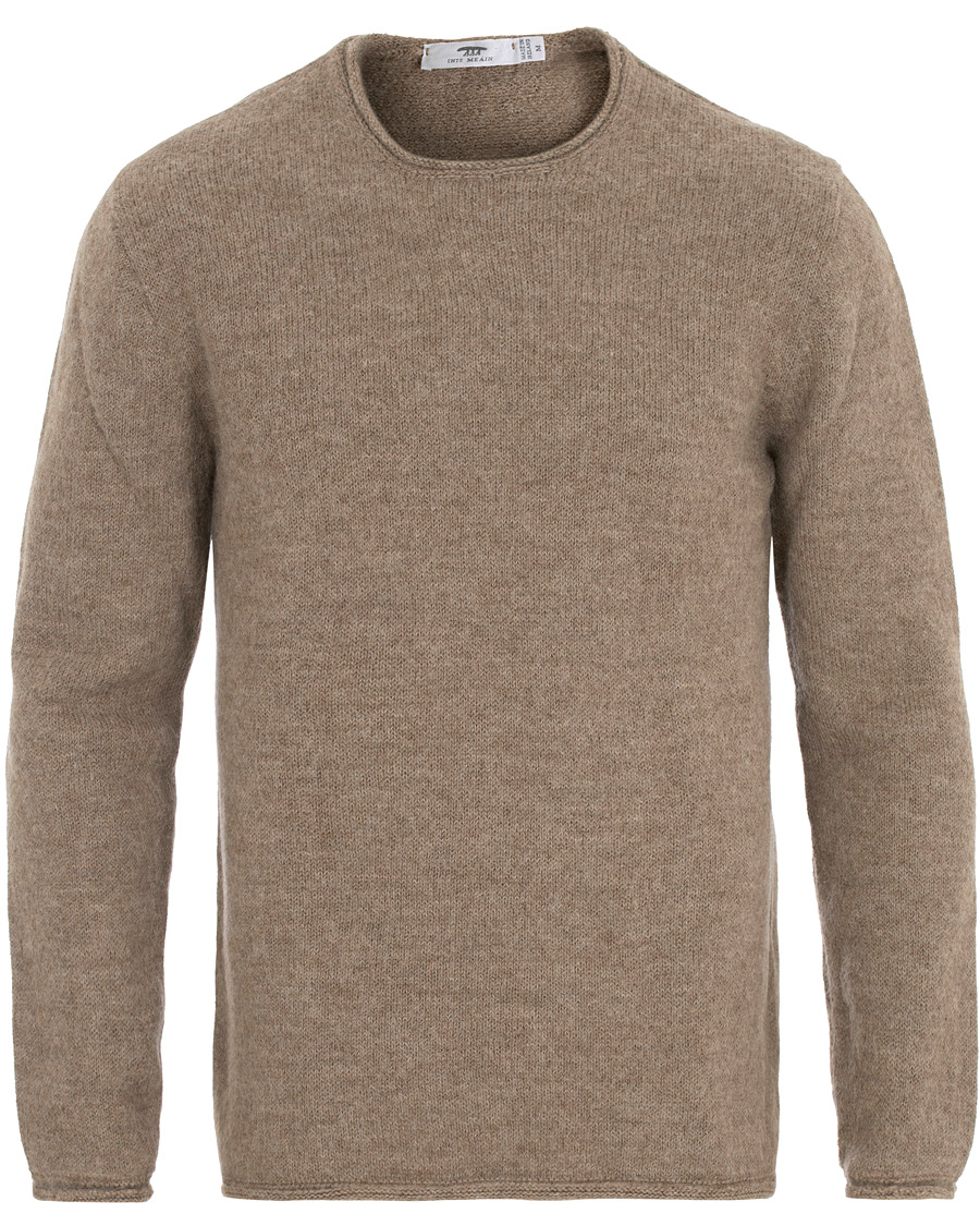 Herre | Gensere | Inis Meáin | Baby Alpaca Sweater Light Brown