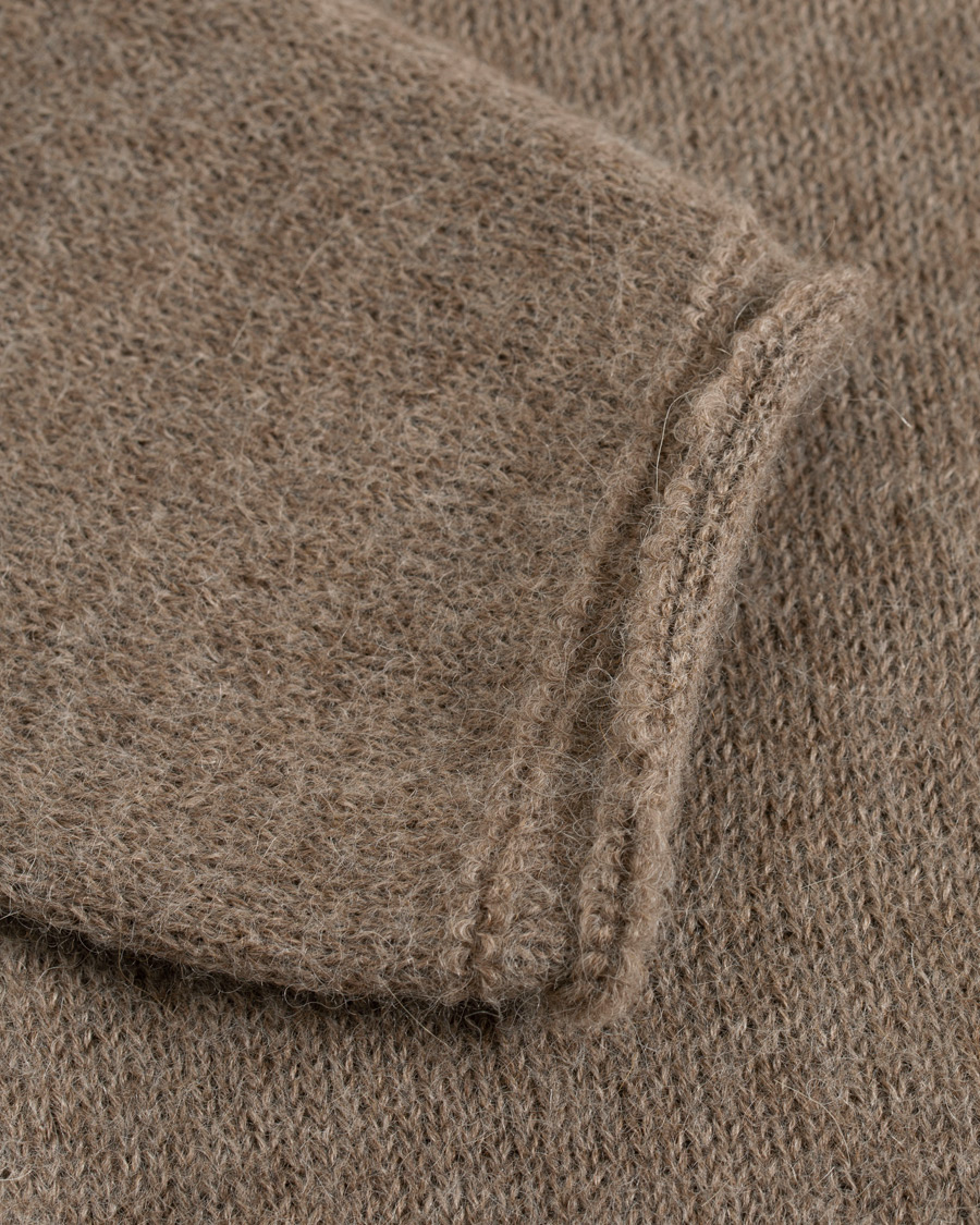 Herre | Gensere | Inis Meáin | Baby Alpaca Sweater Light Brown