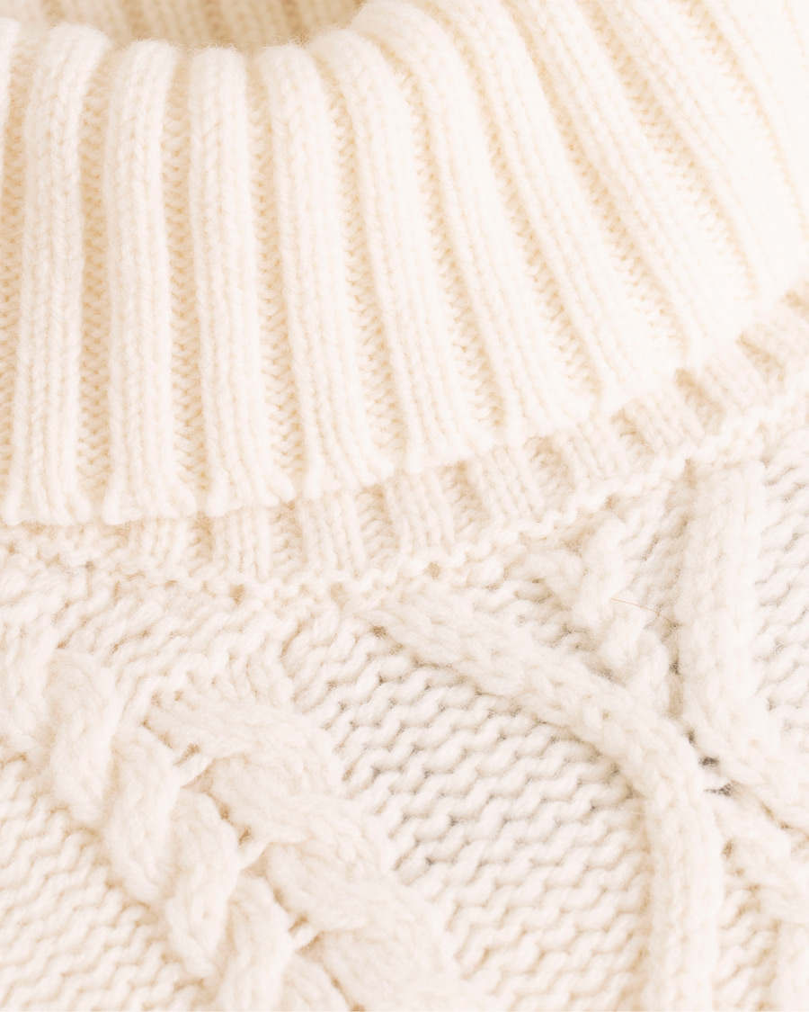 Herre | Gensere | Inis Meáin | Aran Beach Turtleneck Off White