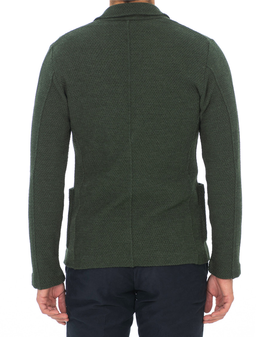 Herre | Dressjakker | L.B.M. 1911 | Knitted Cardigan Blazer Green
