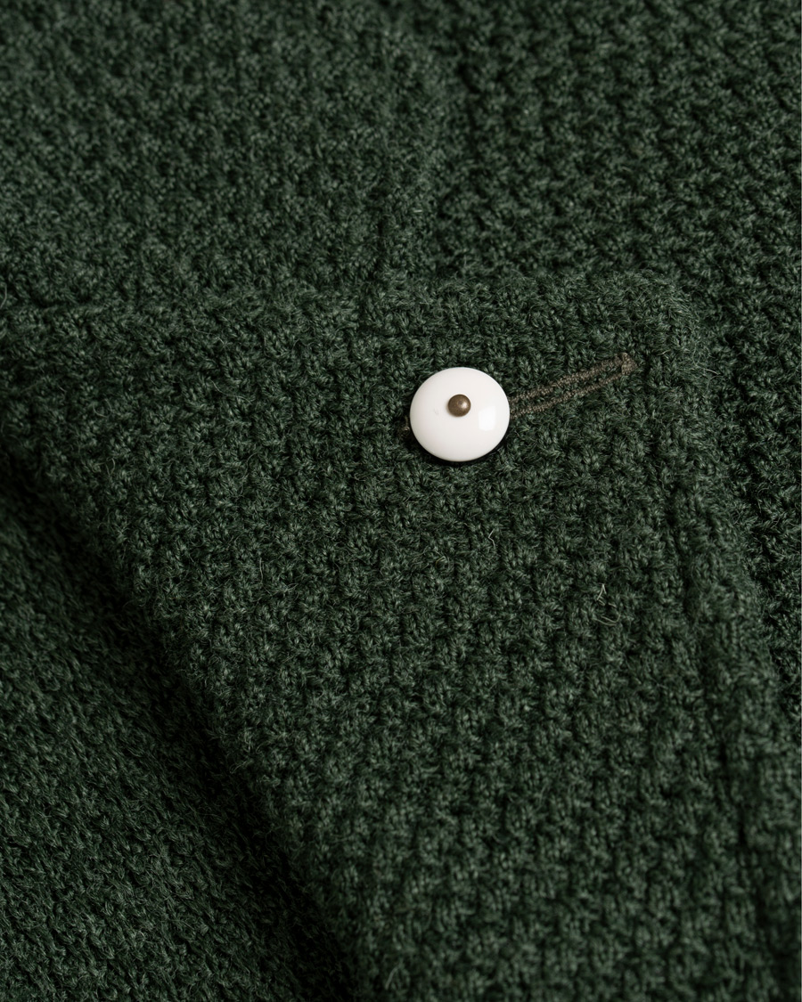 Herre | Dressjakker | L.B.M. 1911 | Knitted Cardigan Blazer Green