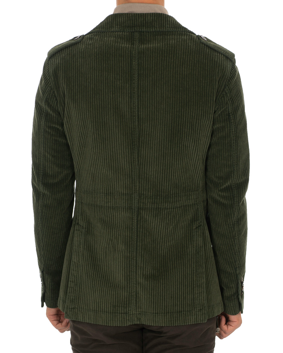 Herre | Dressjakker | L.B.M. 1911 | Safari Large Corduroy Blazer Green