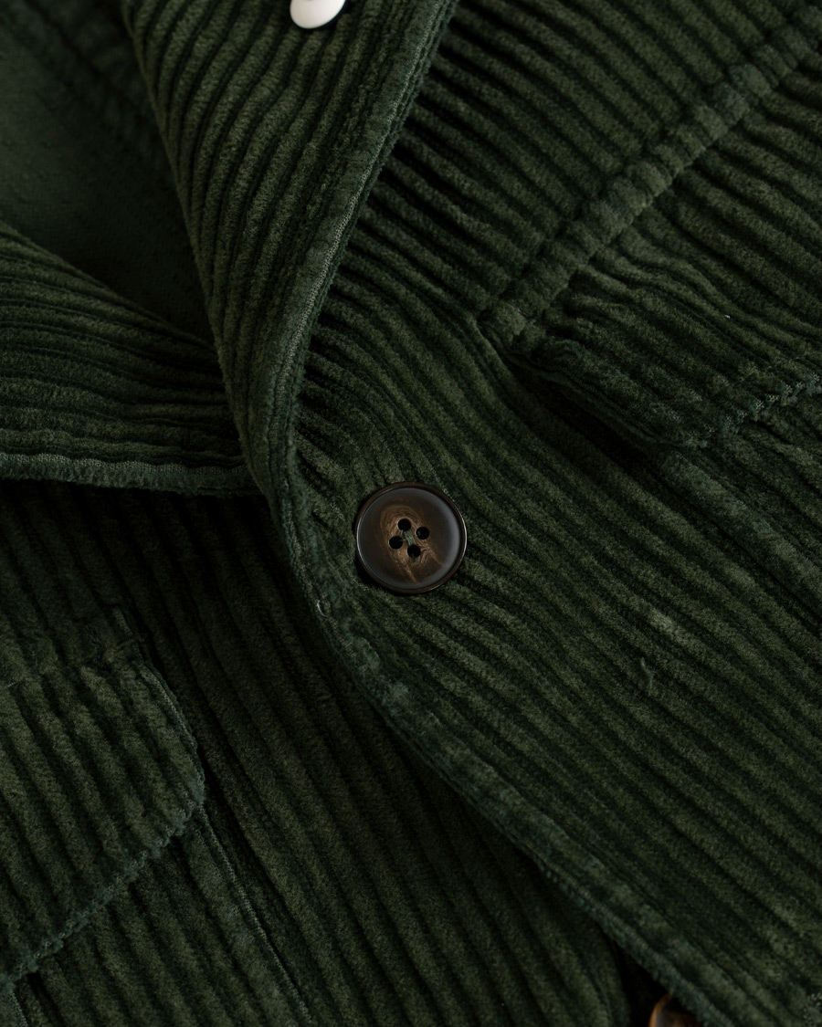 Herre | Dressjakker | L.B.M. 1911 | Safari Large Corduroy Blazer Green