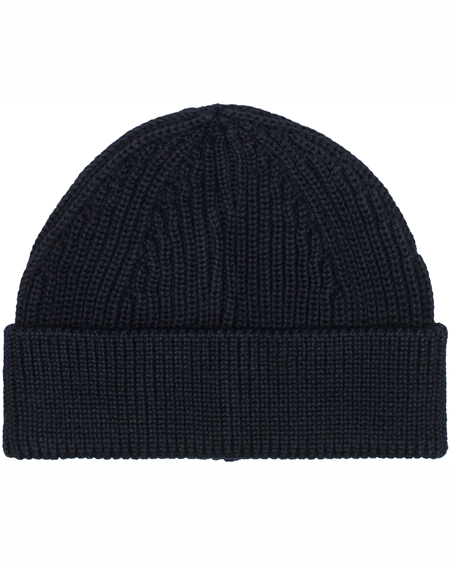 Herre | Andersen-Andersen Merino Wool Short Beanie Navy Blue | Andersen-Andersen | Merino Wool Short Beanie Navy Blue