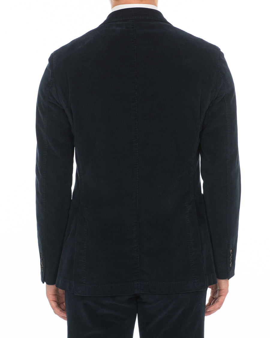 Herre | Dresser | Boglioli | K Jacket Patch Pocket Corduroy Suit Navy
