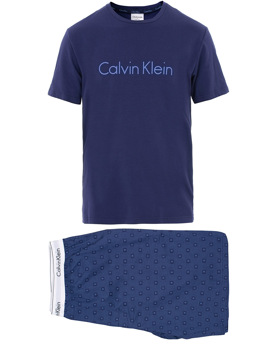 Herre | Pyjamaser og badekåper | Calvin Klein | Short Pyjama Set Blue
