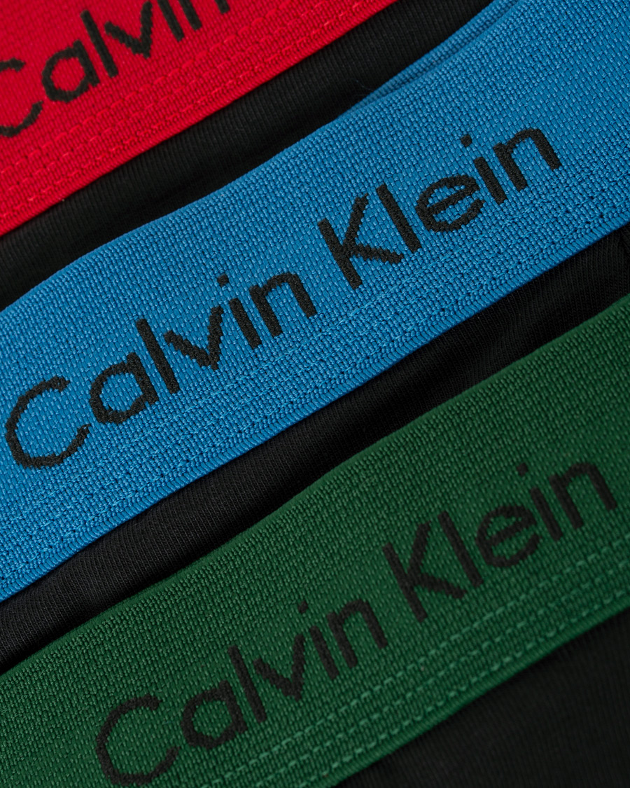 Herre | Undertøy | Calvin Klein | Cotton Stretch 3-Pack Low Rise Trunk Red/Green/Blue