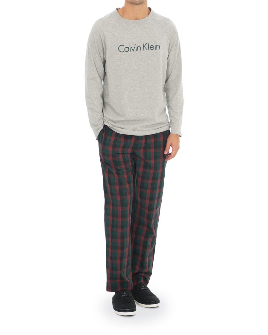 Herre | Pyjamaser og badekåper | Calvin Klein | Pyjama Set Grey/Checked