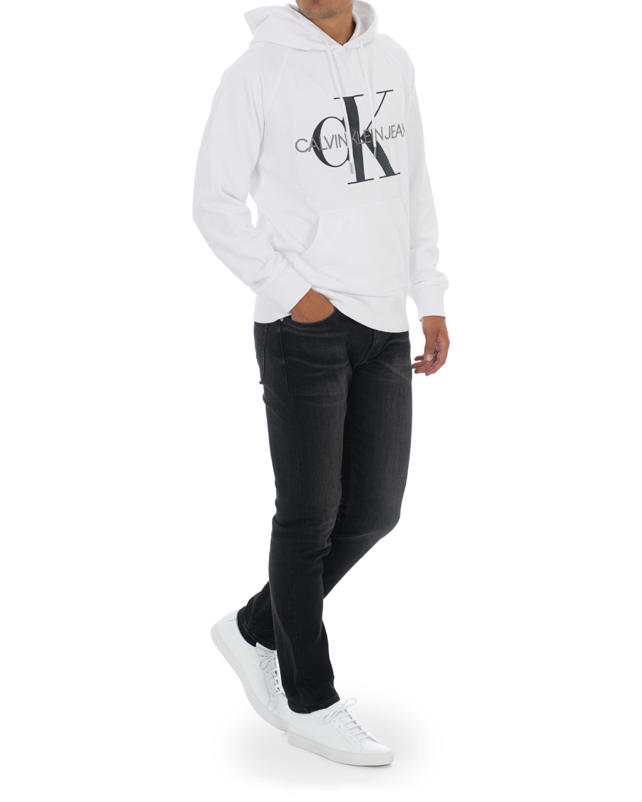 Herre | Jeans | Calvin Klein Jeans | Slim Tapered Jeans Washed Black