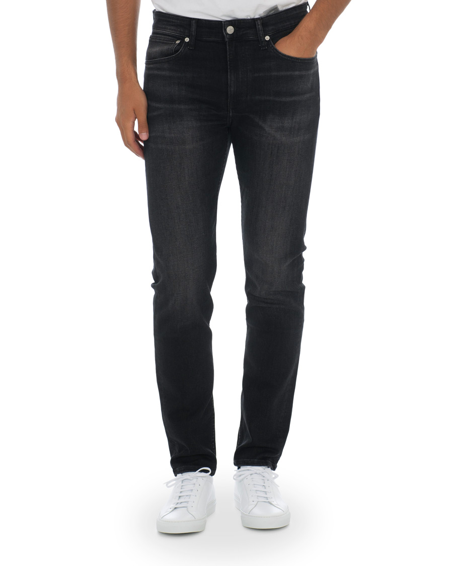 Herre | Jeans | Calvin Klein Jeans | Slim Tapered Jeans Washed Black