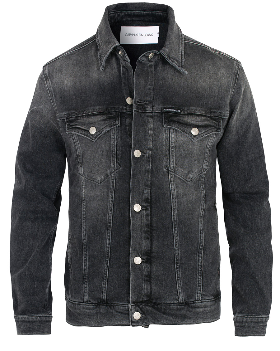Herre | Jakker | Calvin Klein Jeans | Foundation Denim Jacket Washed Black