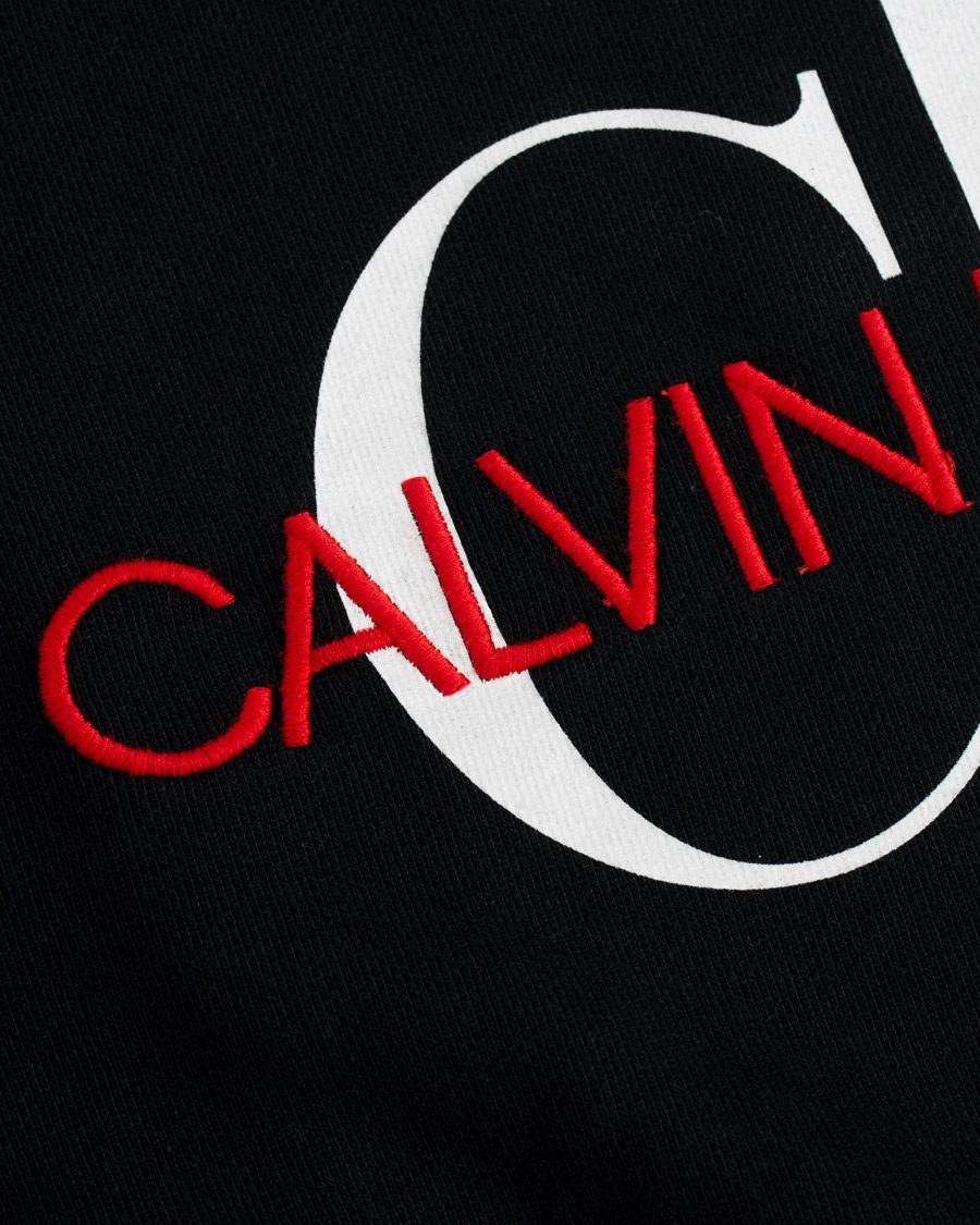 Herre | Gensere | Calvin Klein Jeans | Washed Monogram Sweatshirt Black