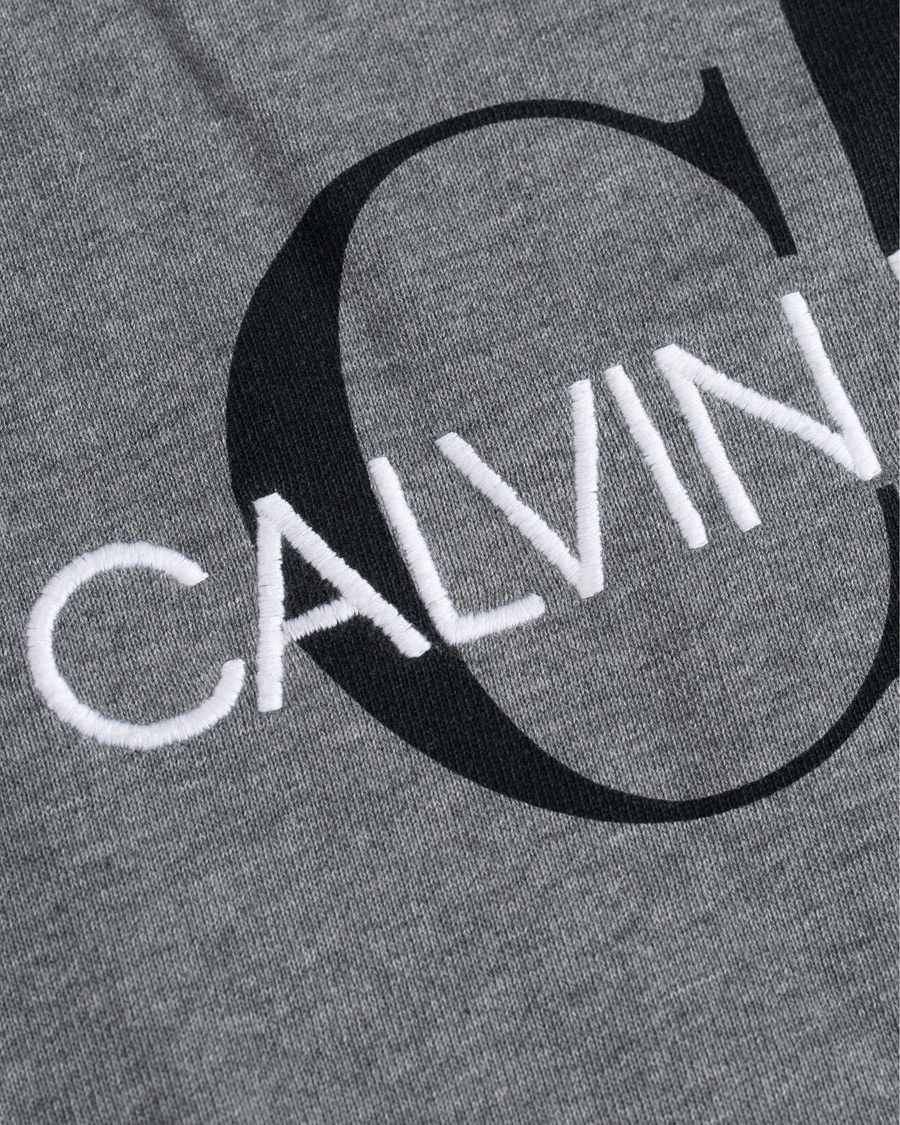 Herre | Gensere | Calvin Klein Jeans | Washed Monogram Sweatshirt Grey