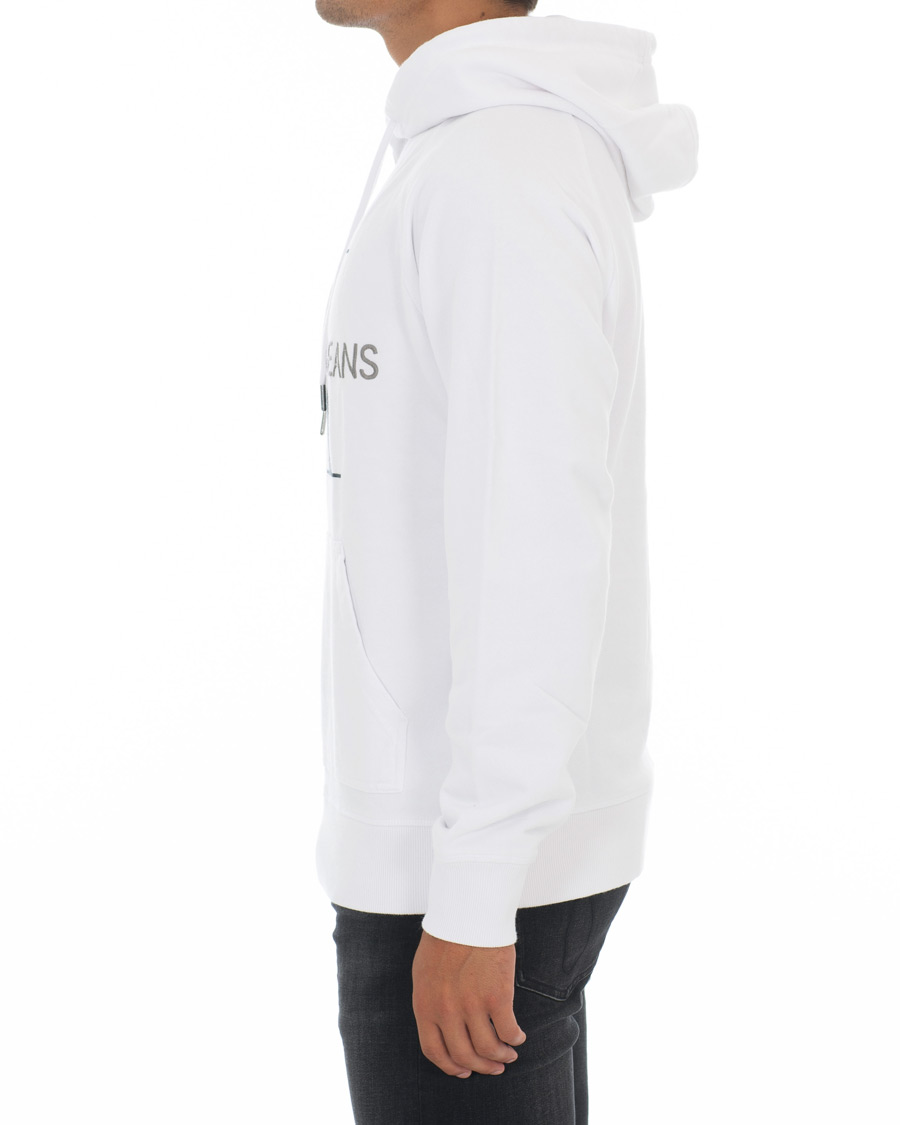 Herre | Gensere | Calvin Klein Jeans | Washed Monogram Hoodie White