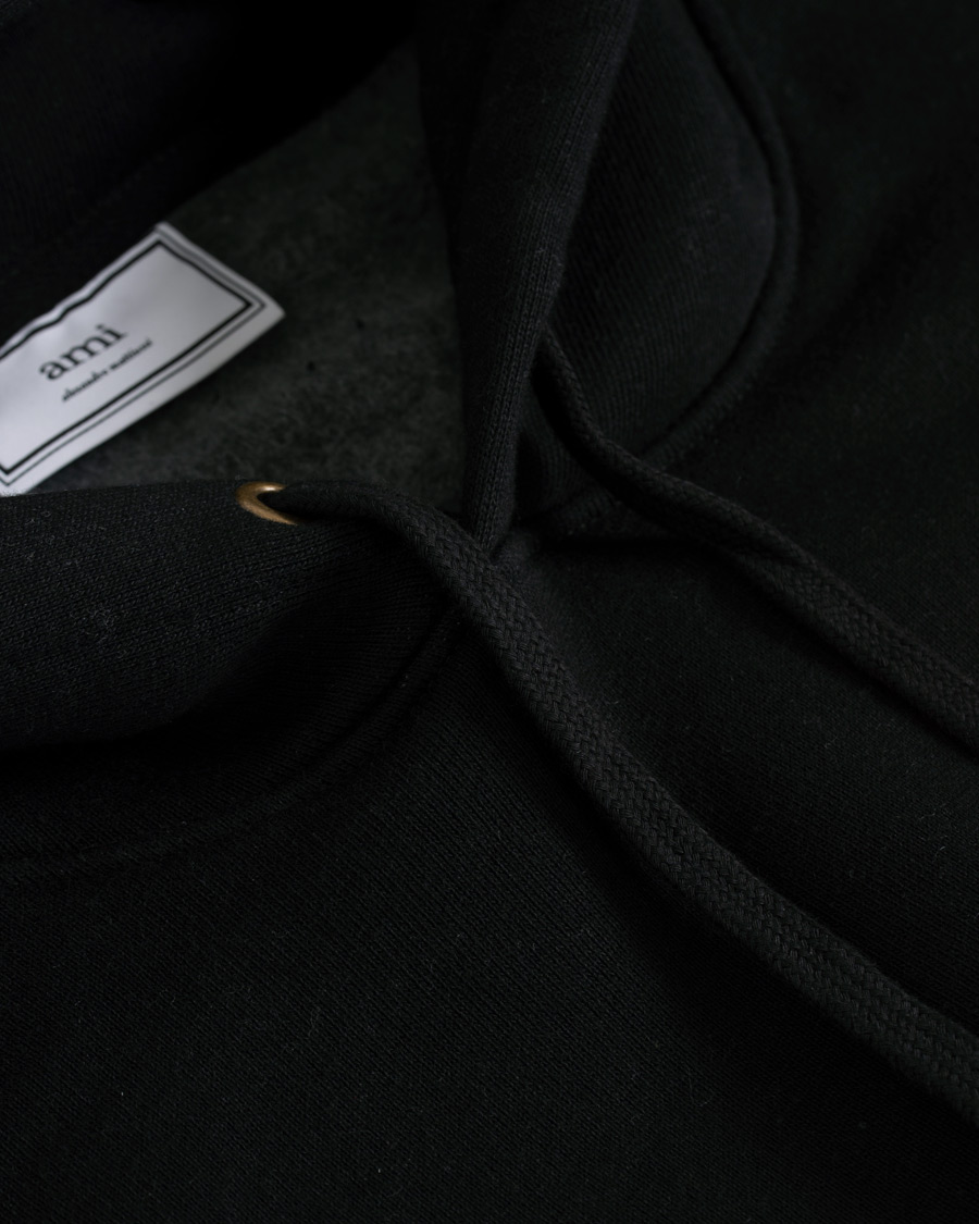Herre | Gensere | AMI | Large Heart Logo Hoodie Black