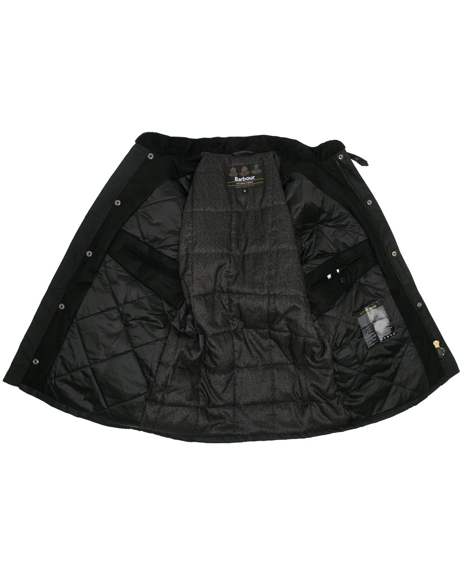 Herre | Jakker | Barbour International | Weir Waxed Jacket Black